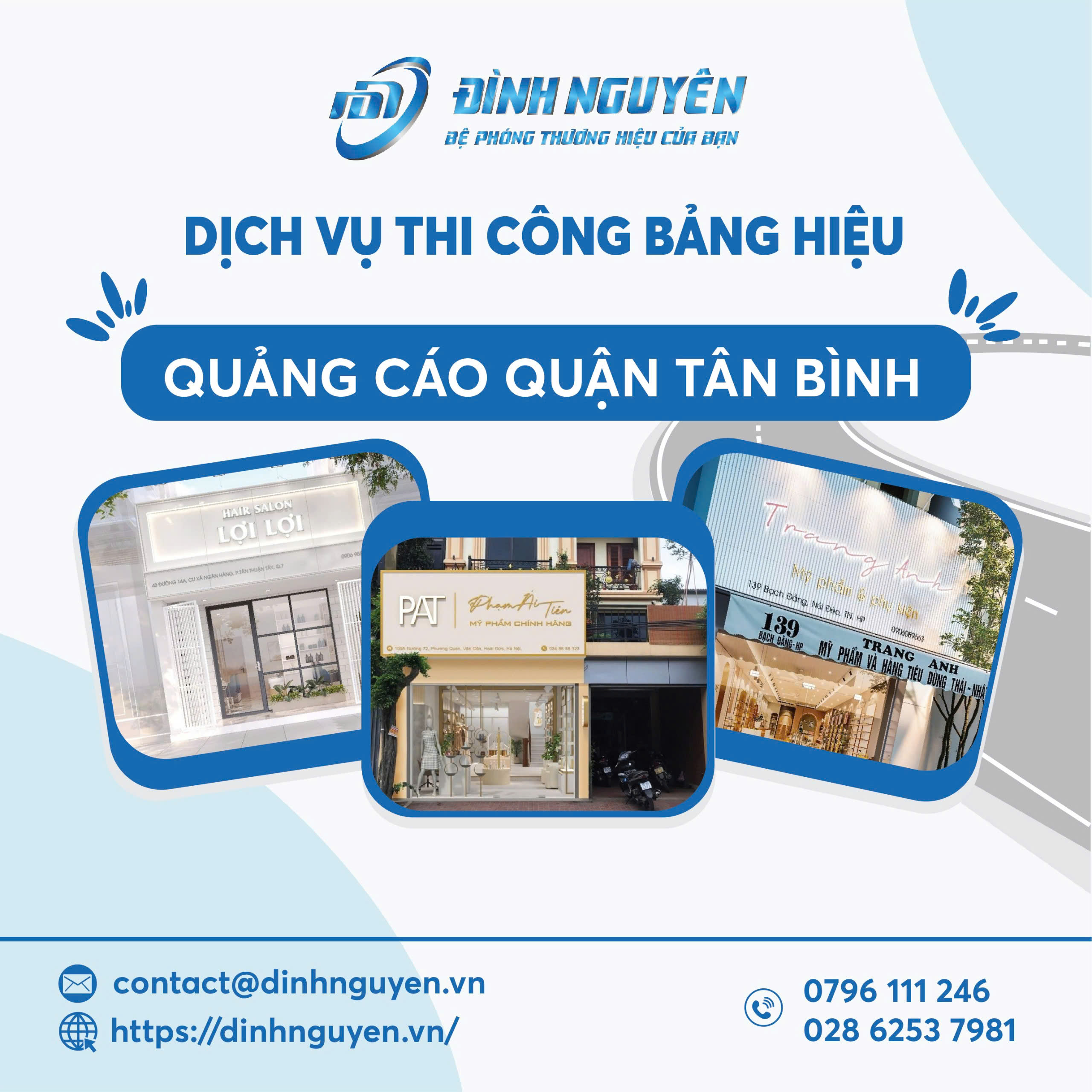 Dịch vụ thi công bảng hiệu quảng cáo tại quận Tân Bình