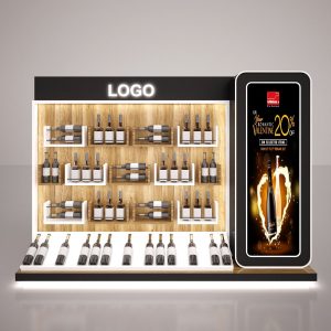 Tủ rượu gỗ công nghiệp TR4