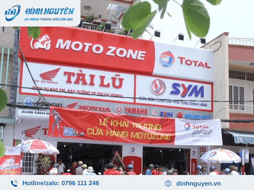 bảng hiệu sửa xe máy đẹp